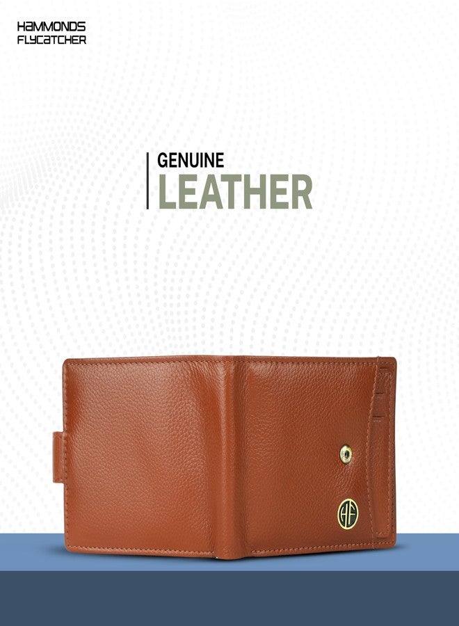 HAMMONDS FLYCATCHER Wallet for Men Leather Original, Mens Wallet, Leather Wallets for Men Stylish, Bi-Fold Wallets for Man, 5 Card Slots, Easy Access Card Slots, Coin Pocket, Gift for Mens - Tan - Image 4